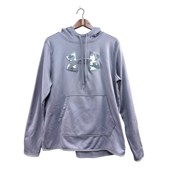 Under Armour Mens Loose Fit Hoodie XL Purple Polyester - Picture 1 of 6